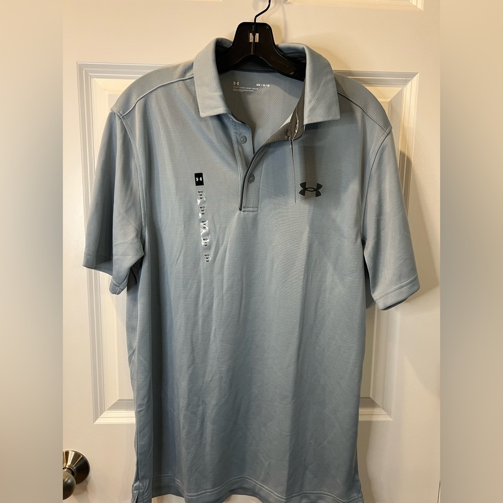 Under Armour Men's Light Gray Polo Shirt